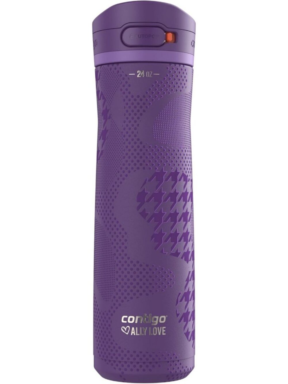 Stainless Steel 24oz Spill Proof Water Bottle with AutoPop Lid - BPA Free
